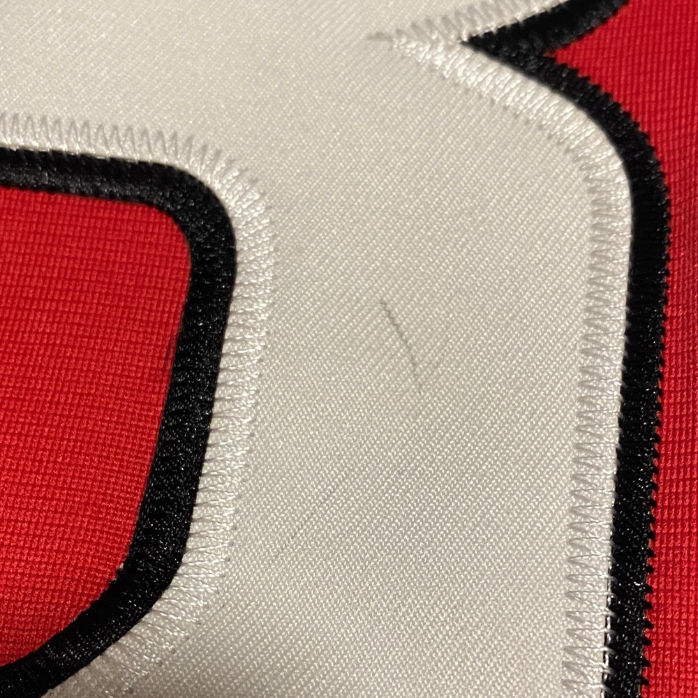 Nike Red Georgia Bulldogs #34 Walker Football Jersey with Black Trim - Picture 5 of 9
